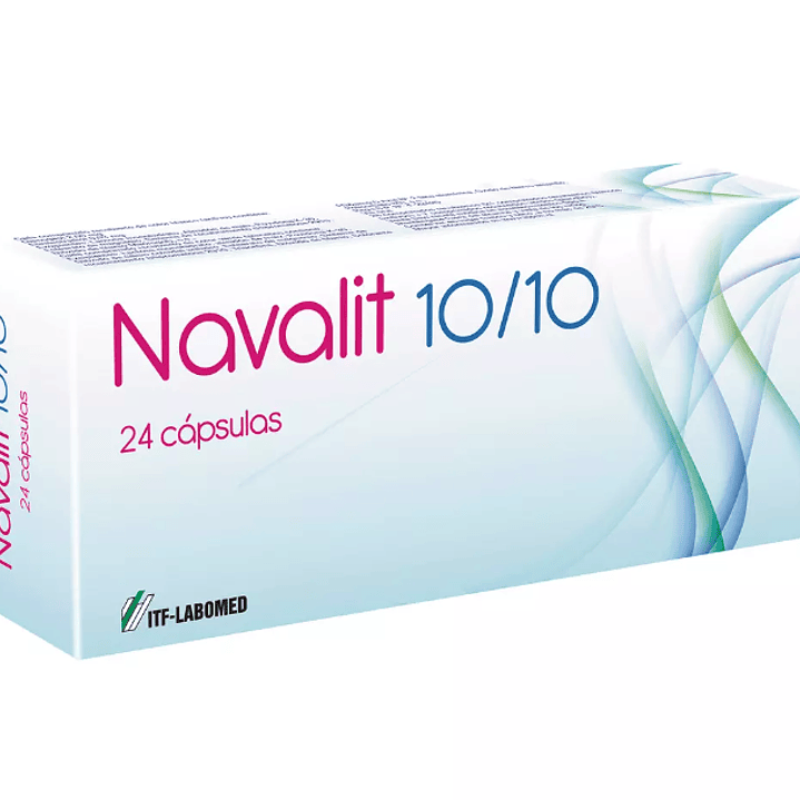 Navalit 10/10 mg 24 Cápsulas. 1