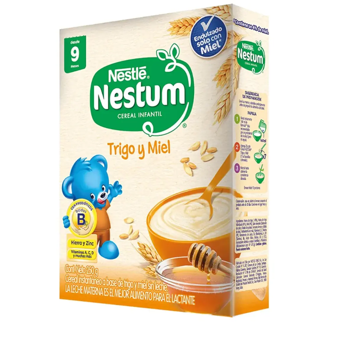 Nestum Prob Trigo Miel por 250  gramos 1