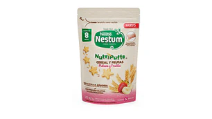 Nestum Nutripuffs Plátano y Frutilla  Snack 42 g.