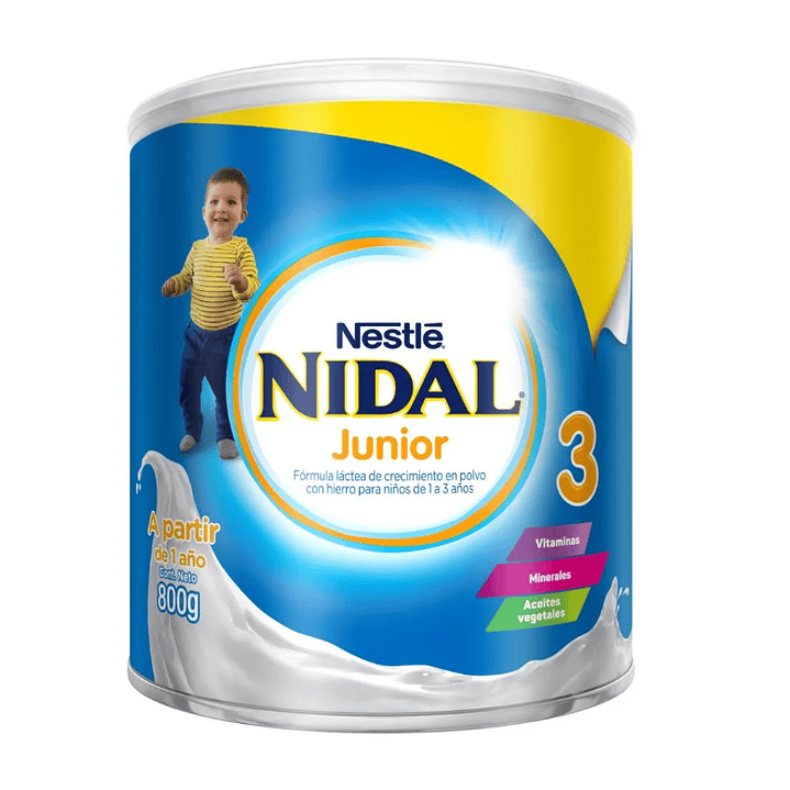 Nidal 3 Junior Fórmula infantil en polvo 800 g. 1