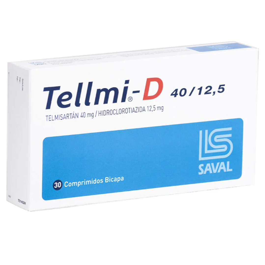 Tellmi-D (B) 40/12,5 mg  30 Comprimidos. 1