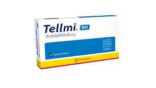 Tellmi (B) Telmisartán 80 mg 30 Comprimidos.