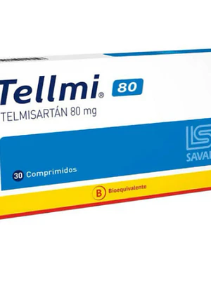 Tellmi (B) Telmisartán 80 mg 30 Comprimidos.