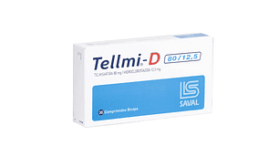 Tellmi-D (B) 80/12,5 mg 30 Comprimidos.