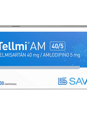 Tellmi AM Telmisartán, Amlodipino 40/5 mg 30 Comprimidos.