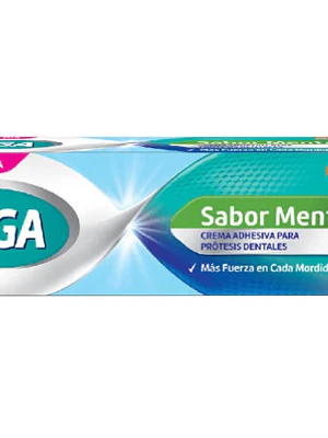 Corega Ultra Menta Crema adherente 70 g. Sabor menta.