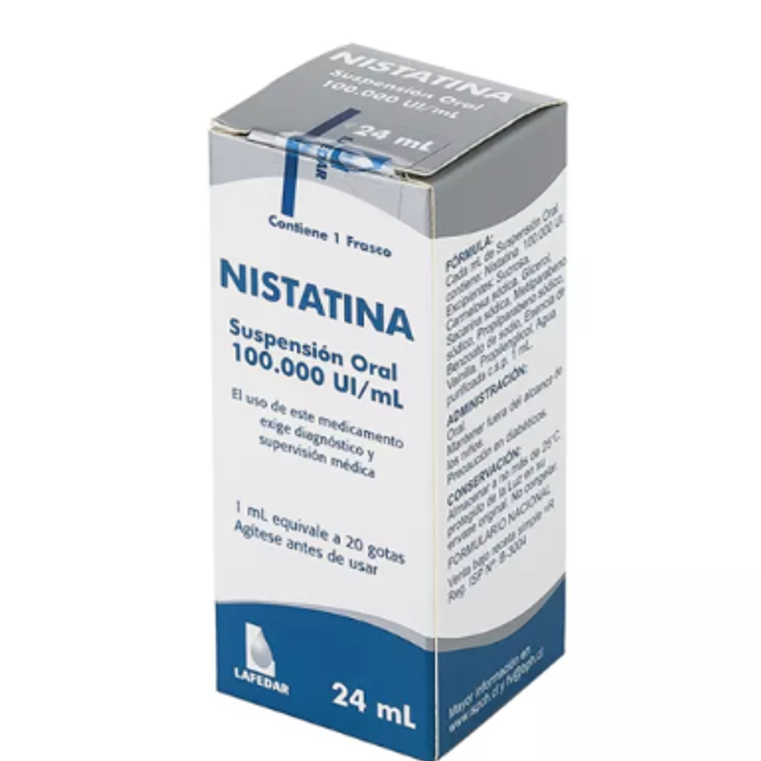 Nistatina 100.000 U.I / ml  24 ml. Bph 1
