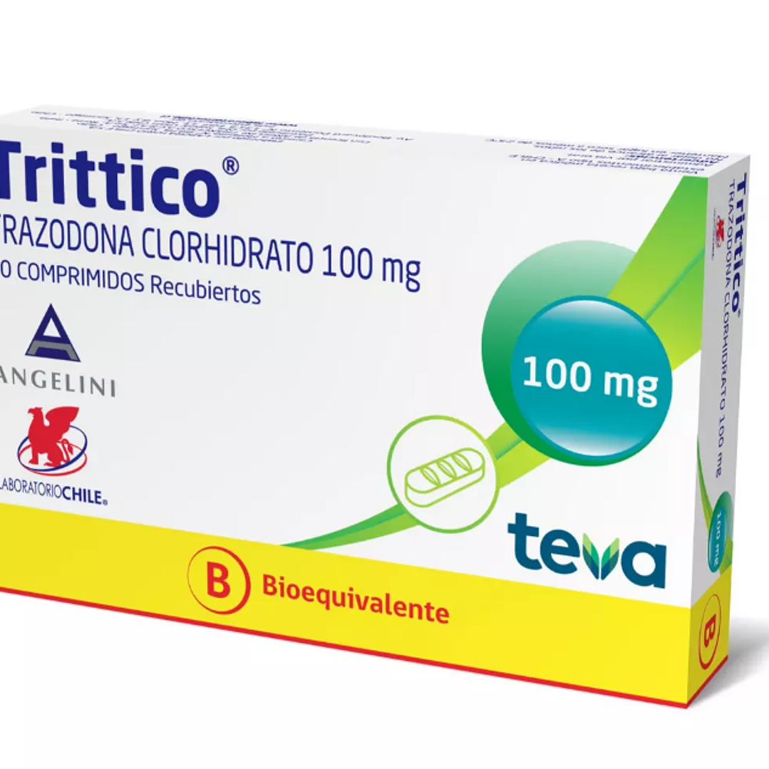 Trittico (B) Trazodona 100 mg 20 Comprimidos recubiertos. 1