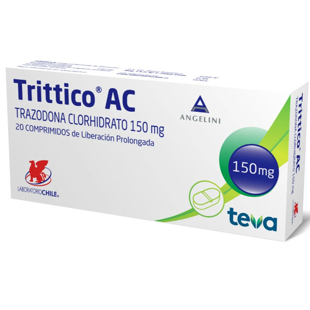 Trittico AC Trazodona 150 mg 20 Comprimidos. 1
