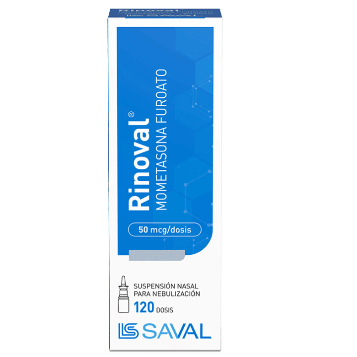 Rinoval 50 mcg Suspensión nasal para nebulización 120 Dosis. 1
