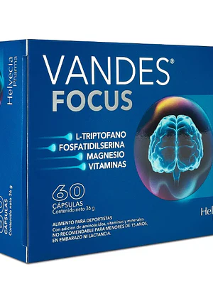 Vandes Focus Alimento para deportistas 60 Cápsulas.