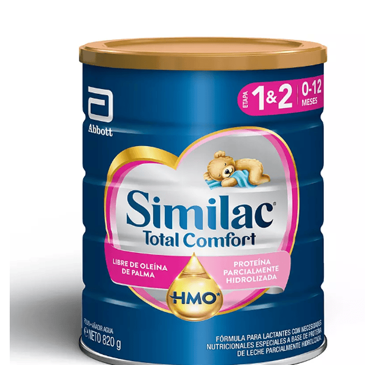 Similac Total Confort 1&2 Fórmula para lactantes 820 g. 1