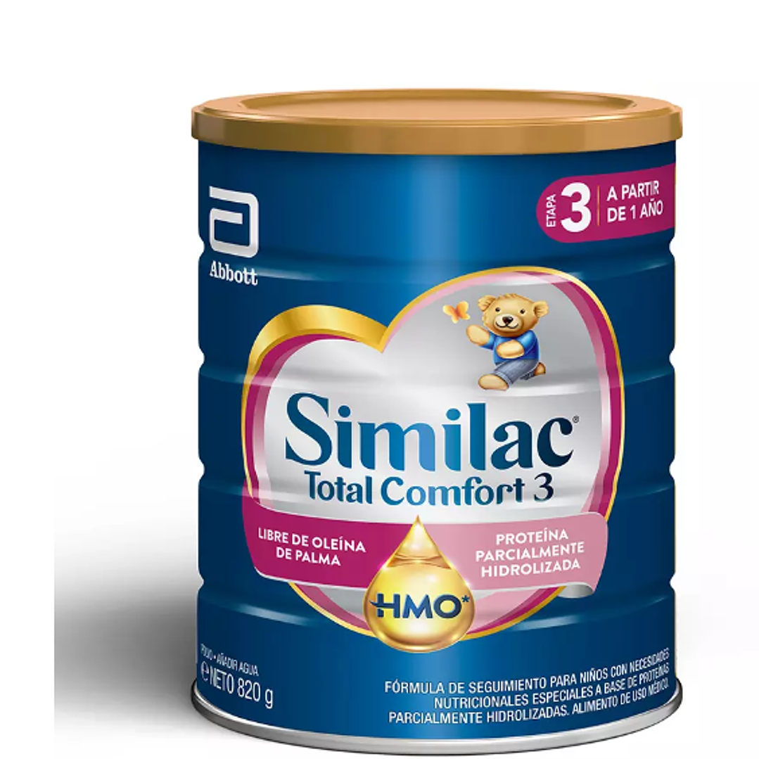 Similac Total Confort 3 Fórmula para niños  820 g. 1