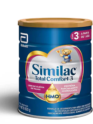 Similac Total Confort 3 Fórmula infantil 820 g.