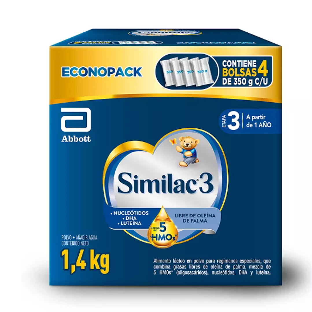 Similac 3 Fórmula infantil 1400 g. 1