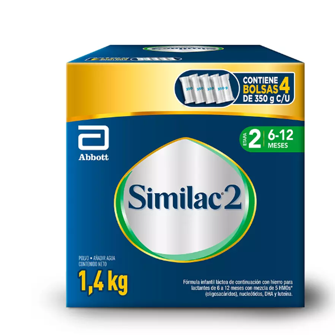 Similac 2 Fórmula infantil  1400 g. 1