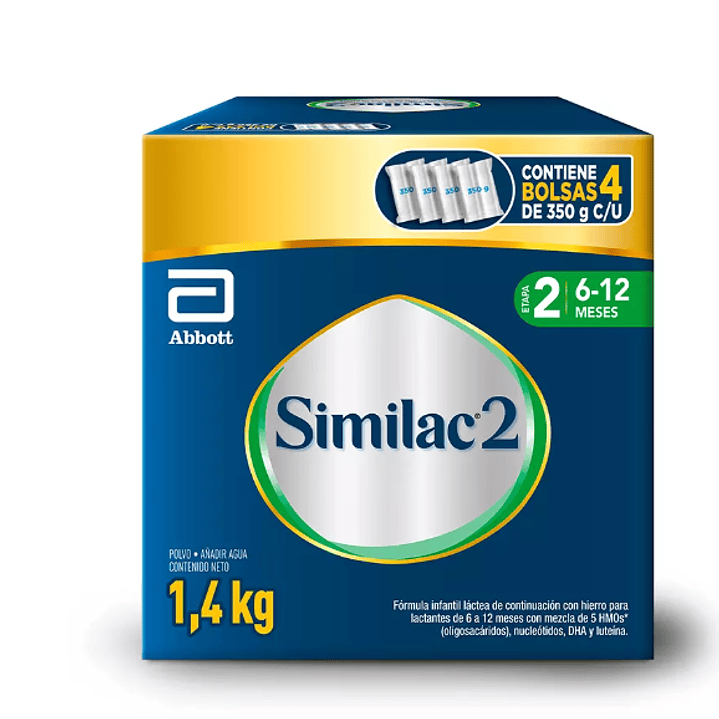 Similac 2 Fórmula infantil  1400 g. 1