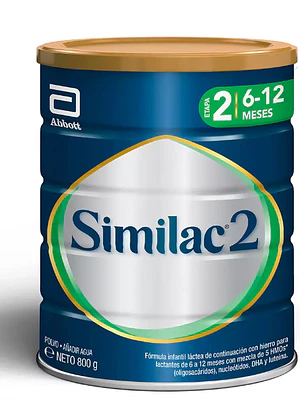 Similac 2  Fórmula infantil  800 g.