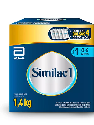 Similac 1 Fórmula infantil  1400 g.