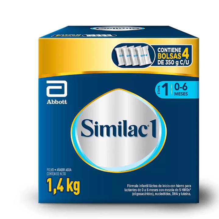 Similac 1 Fórmula para lactantes 1400 g. 1