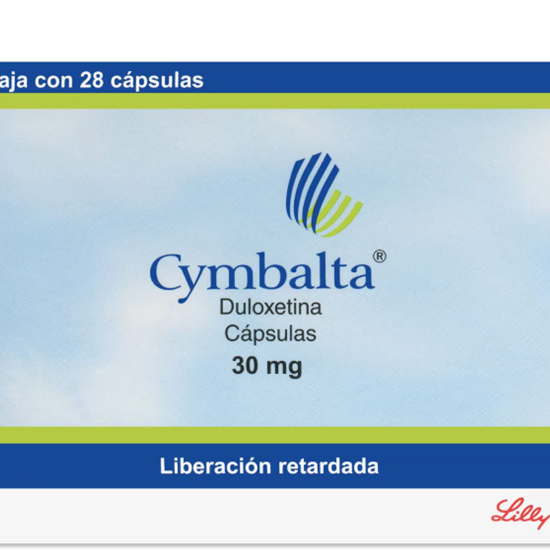Cymbalta Duloxetina 30 mg 28 Cápsulas de liberación retardada. 1