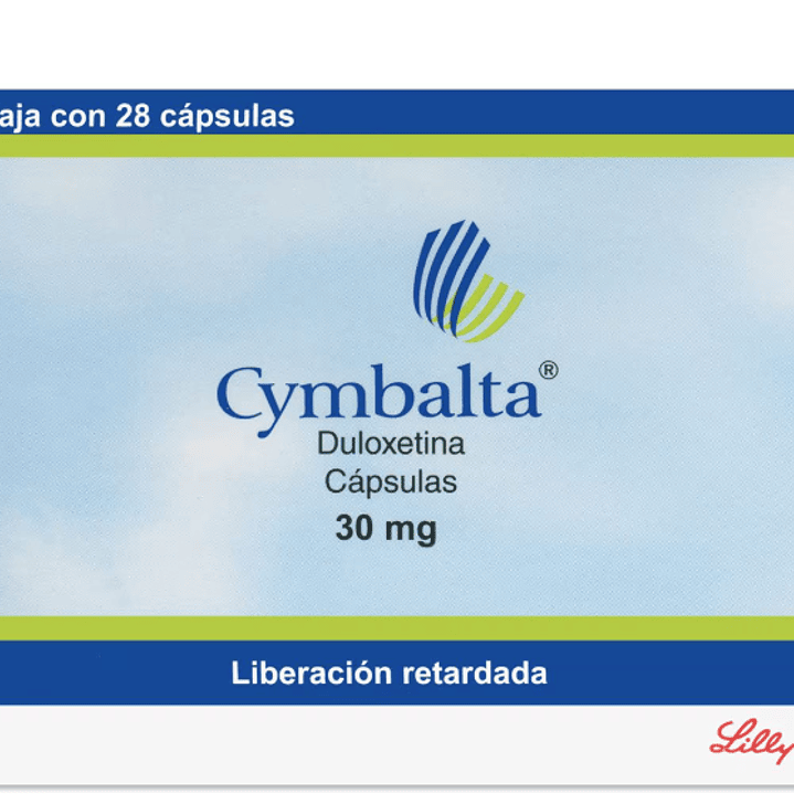 Cymbalta Duloxetina 30 mg 28 Cápsulas de liberación retardada. 1