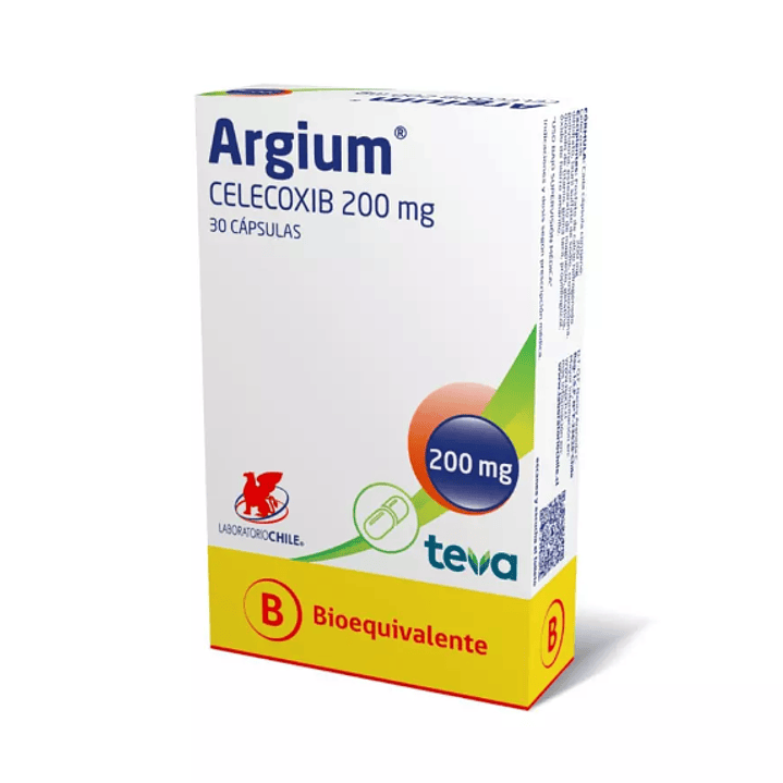 Argium (B) Celcoxib  200 mg 30 Cápsulas. 1