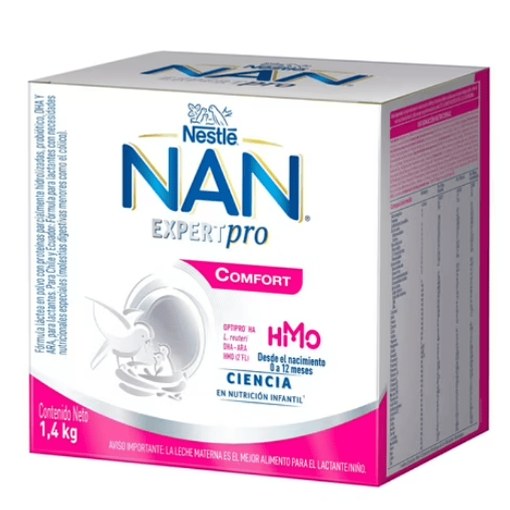 Nan Expert pro Comfort Fórmula para lactantes  1400 g. 1