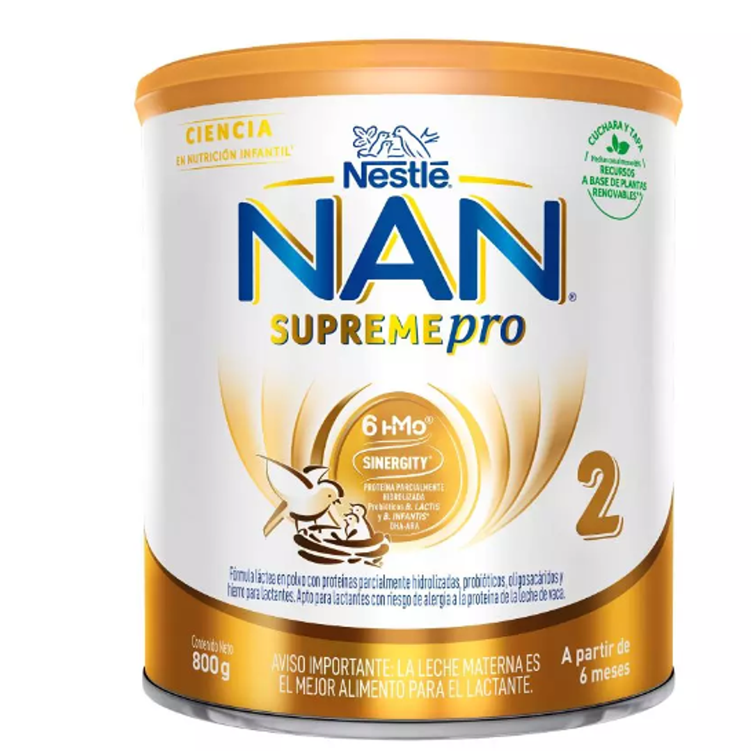 Nan Supremepro 2 Fórmula infantil 800 g. 1