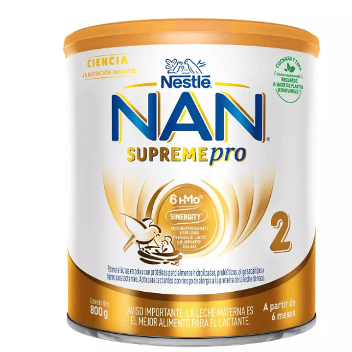 Nan Supremepro 2 Fórmula infantil 800 g. 1