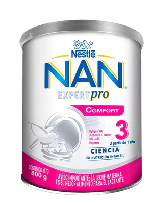 Nan Comfort 3 por 800  gramos