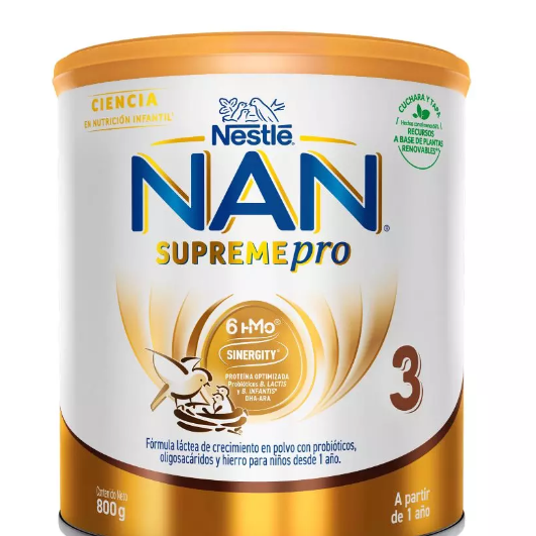 Nan Supremepro 3 Fórmula infantil 800 g. 1