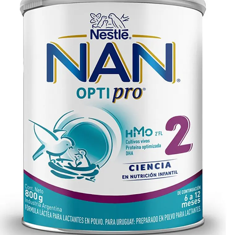 Nan 2 Optipro por 800  gramos 1
