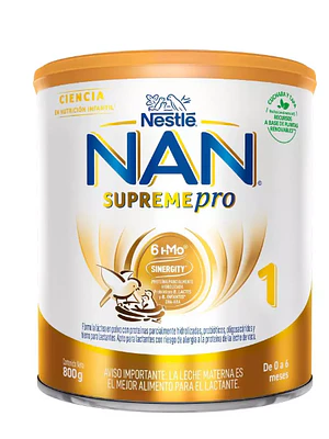 Nan 1 Supremepro Fórmula láctea  800 g.