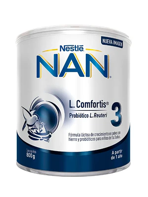 Nan 3 Lcomfortis Junior por 800  gramos