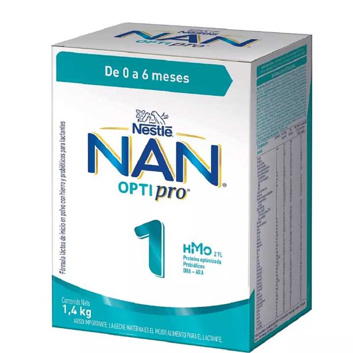 Nan Optipro 1 Fórmula para lactantes 1400 g. 1