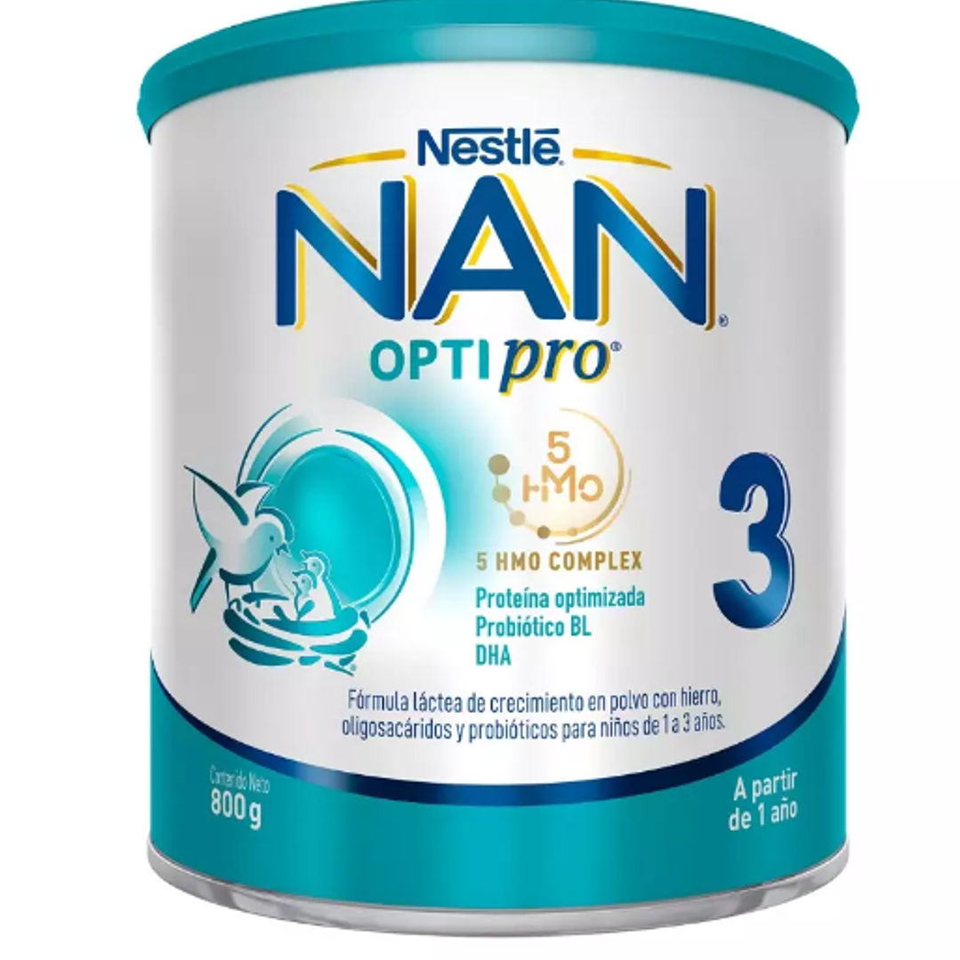 Nan Optipro 3 Fórmula infantil 800 g. 1