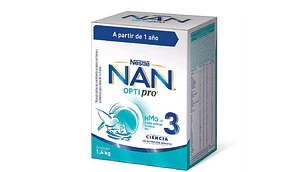 Nan 3 Optipro Hmo If Bib por 1400  gramos
