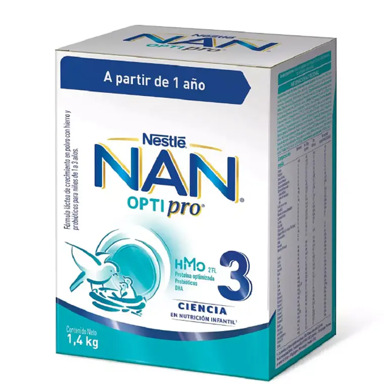 Nan 3 Optipro Hmo If Bib por 1400  gramos 1