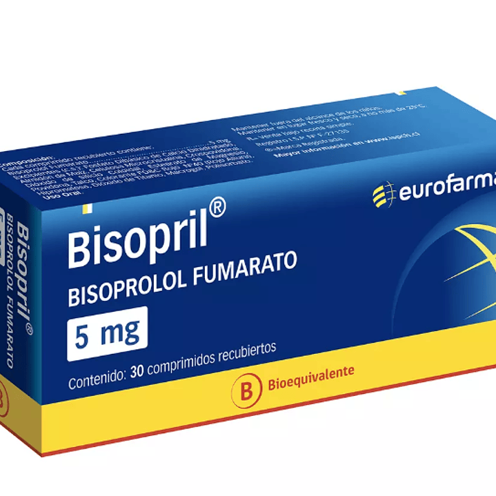 Bisopril (B) Bisopropol 5 mg 30 Comprimidos. 1