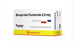 Bisoprolol (B) 1,25 mg 30 Comprimidos recubiertos.