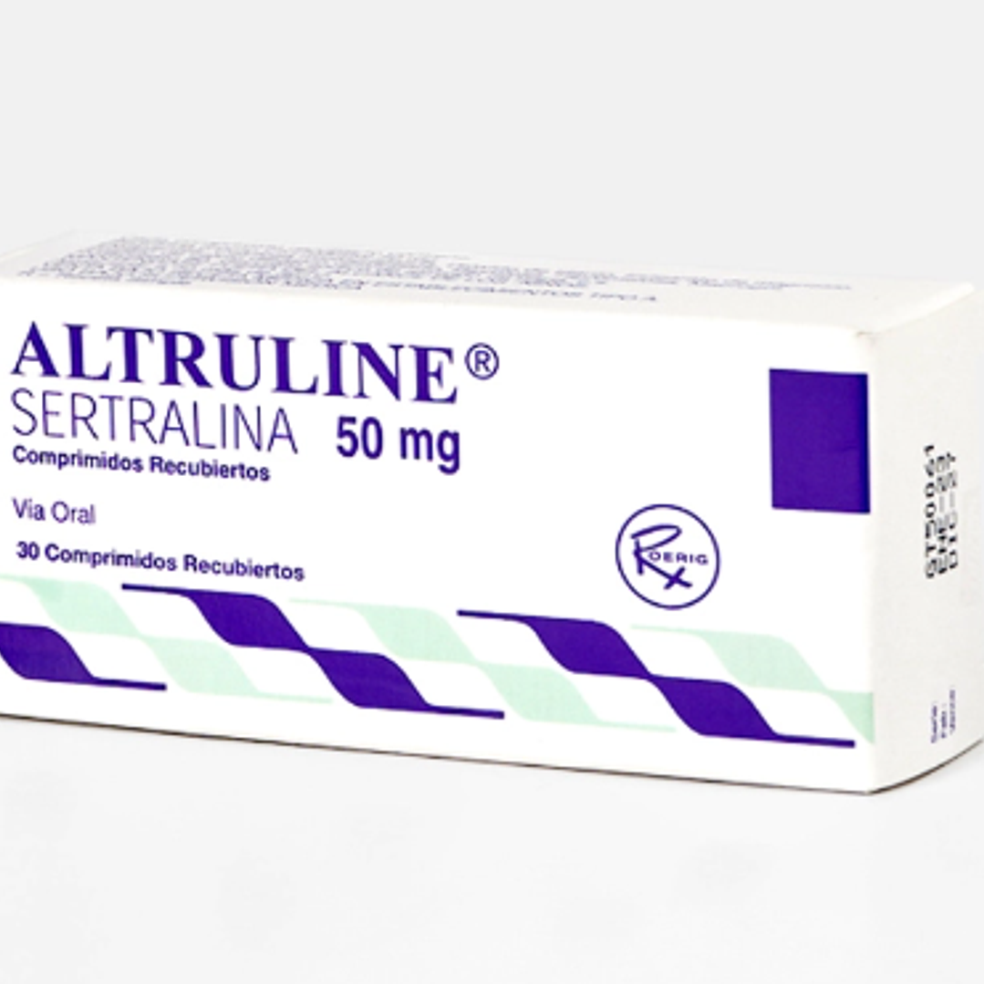 Altruline Sertralina 50 mg 30 Comprimidos recubiertos. 1
