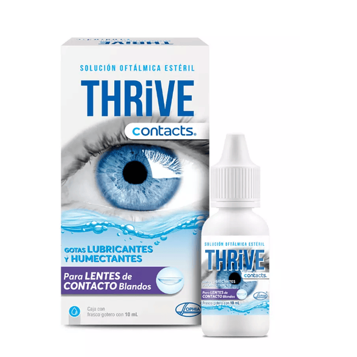 Thrive Solución oftálmica  lentes de contacto 10 ml.  1