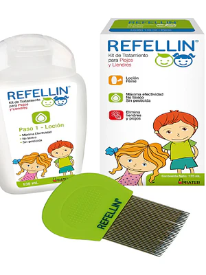 Refellin Kit tratamiento piojos 135 ml.