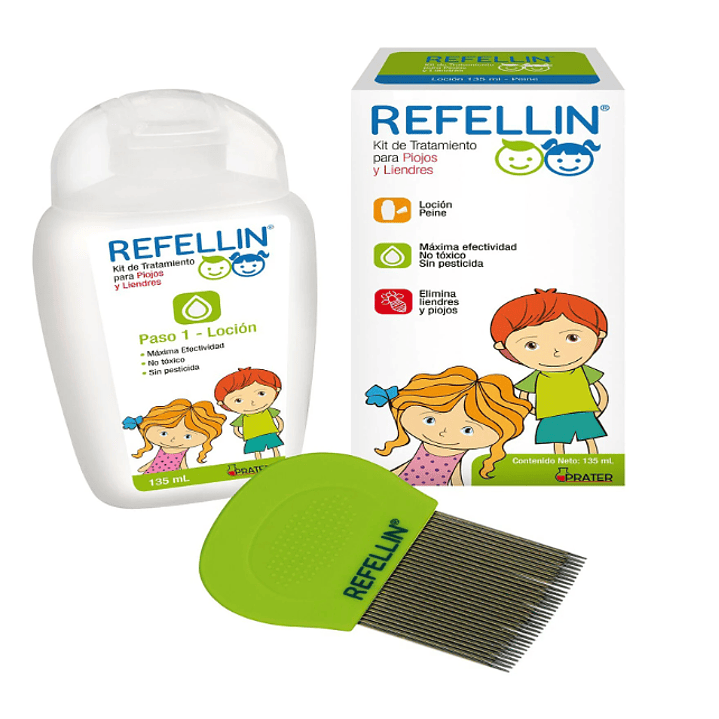 Refellin Kit tratamiento piojos 135 ml. 1