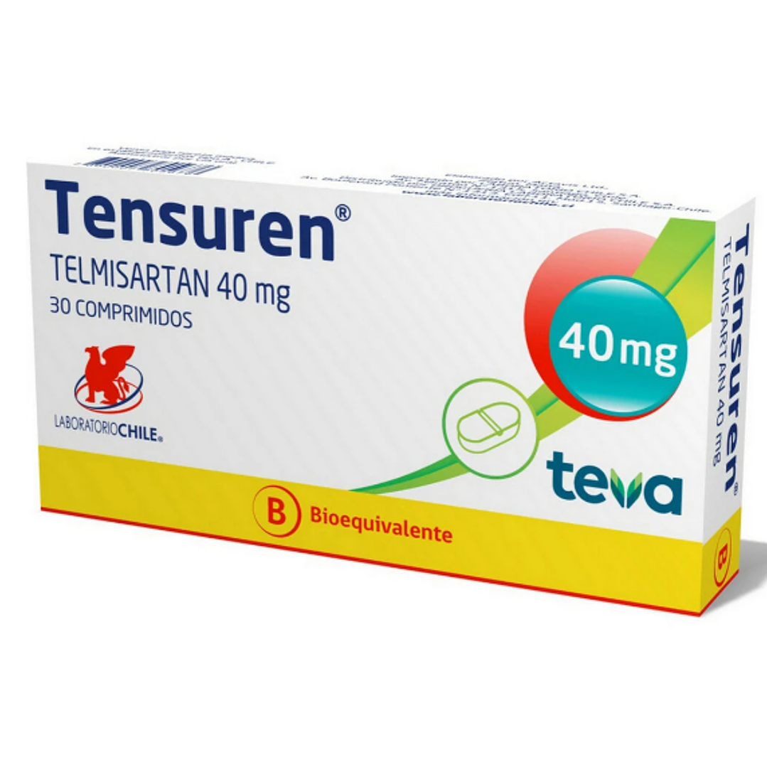 Tensuren (B) Telmisartán 40 mg 30 Comprimidos. 1