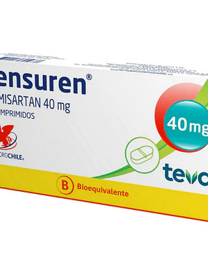 Tensuren (B) Telmisartán 40 mg 30 Comprimidos.