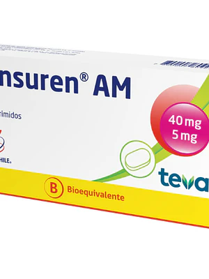 Tensuren AM (B) Telmisartán, Amlodipino 40/5 mg 30 Comprimidos.