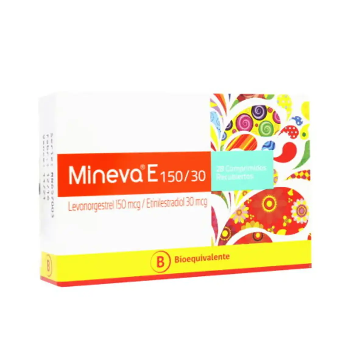 Mineva E 150/30(B) Levogestrel, Etinilestradiol 28 Comprimidos. 1