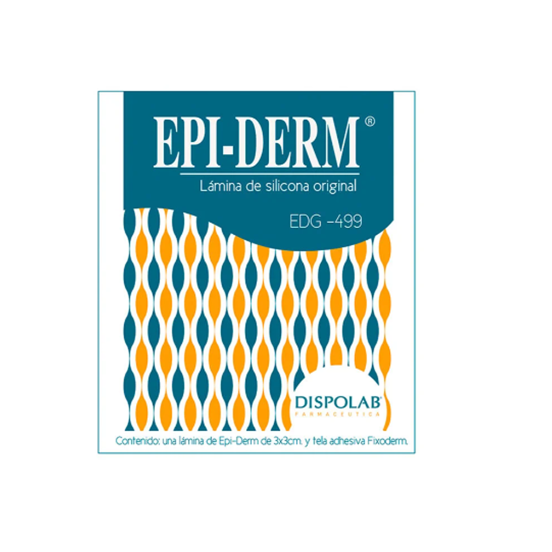 Epiderm EDG 499 Lámina de silicona 3 x 3 cm.  1